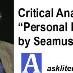 Critical Analysis of “Personal Helicon” by Seamus Heaney