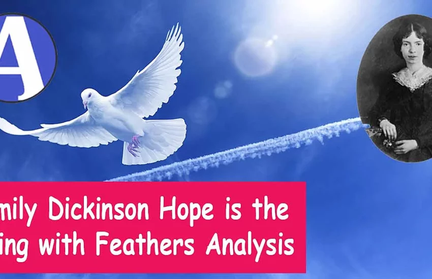 Emily Dickinson Hope is the thing with Feathers Analysis