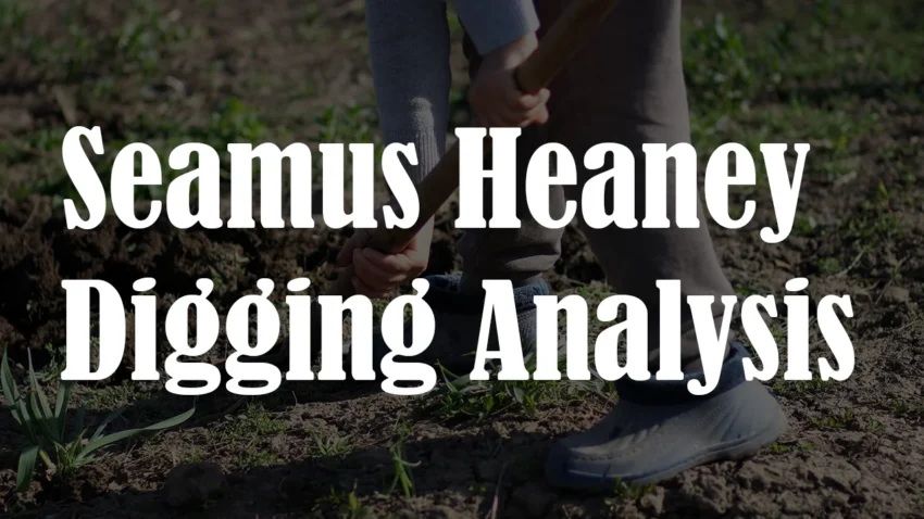 Seamus Heaney Digging Analysis
