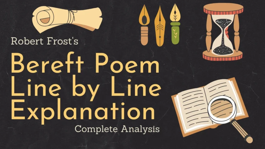 Bereft Poem Line by Line Explanation