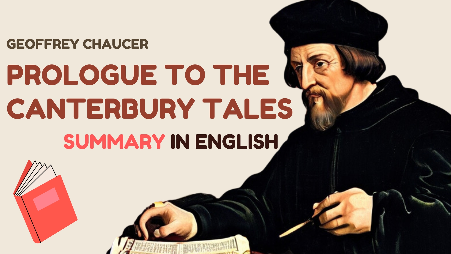 Geoffrey Chaucer Prologue to the Canterbury Tales Summary in English